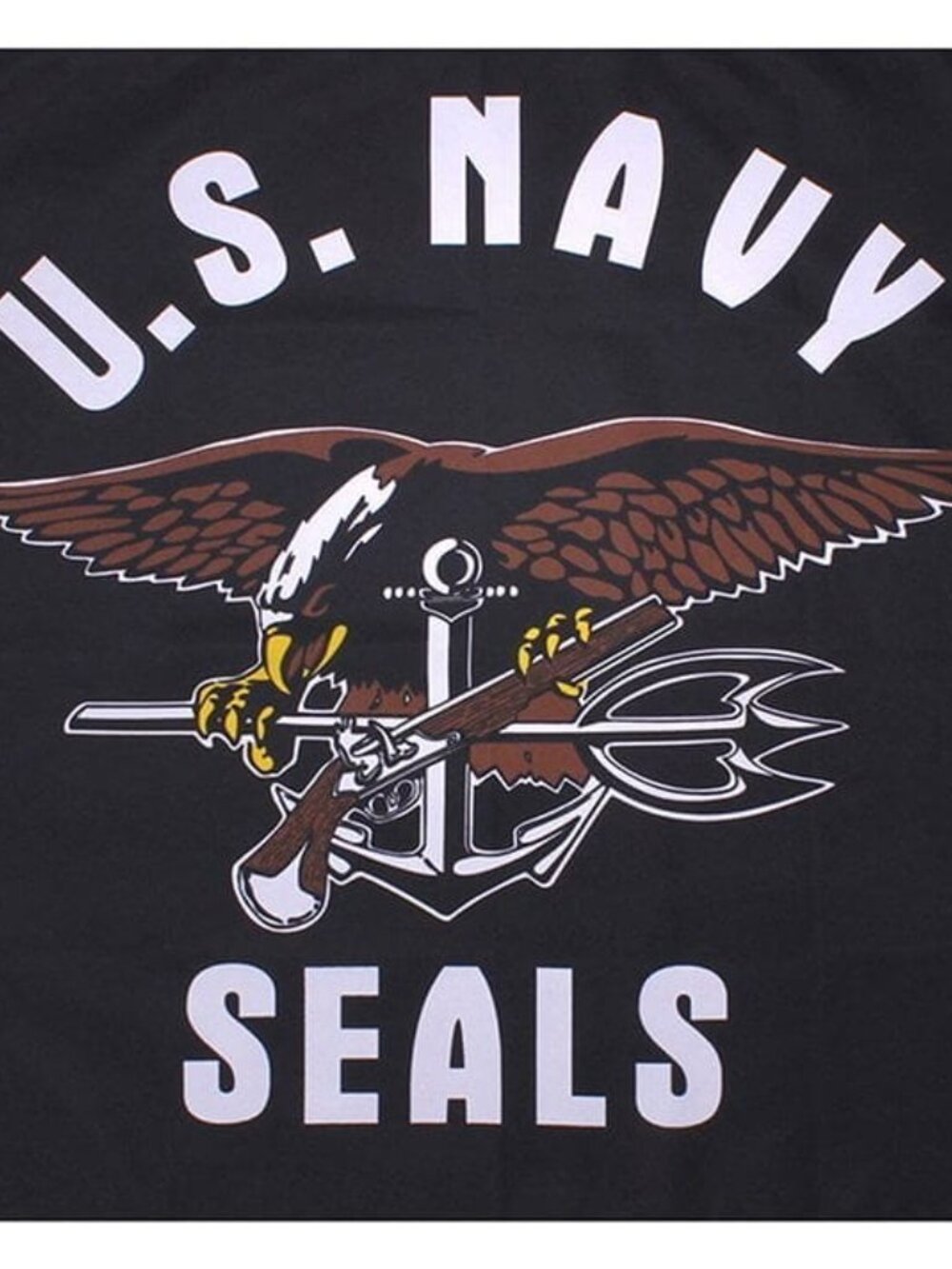 U.S. Navy Seals Flag, 3' x 5' Poly Flag / Banner, Grommets